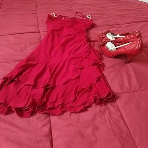 Red dress